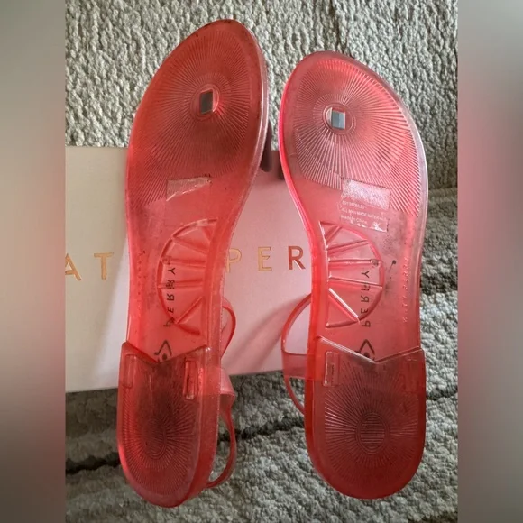 😻 Katy Perry Collections Pink Cat Sandals - Pre-loved/EUC like new - Size 6/36 - Picture 4 of 7